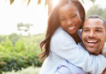 Portrait Of Loving African American Couple In Countryside